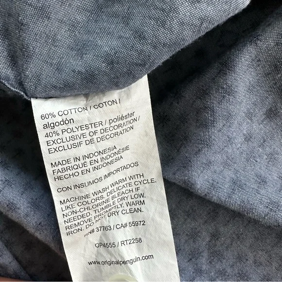 Penguin short sleeve button down shirt mens - Picture 6 of 7